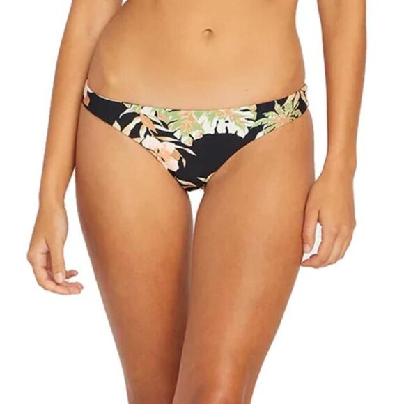 Volcom Swimwear Bikini Bottom For The Tide Hipster Floral Full Coverage Swimsuit - Picture 1 of 8